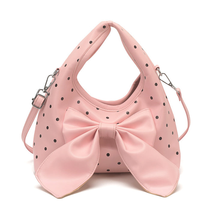 Damen modische Handtasche mit verspieltem Schleifenmotiv Nord Taschen