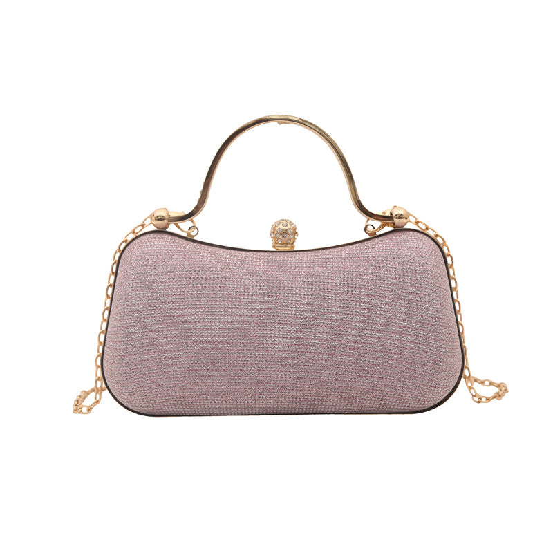 Damen glamouröse Clutch-Handtasche mit elegantem Kettenverschluss Nord Taschen