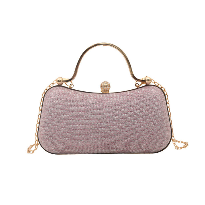 Damen glamouröse Clutch-Handtasche mit elegantem Kettenverschluss Nord Taschen