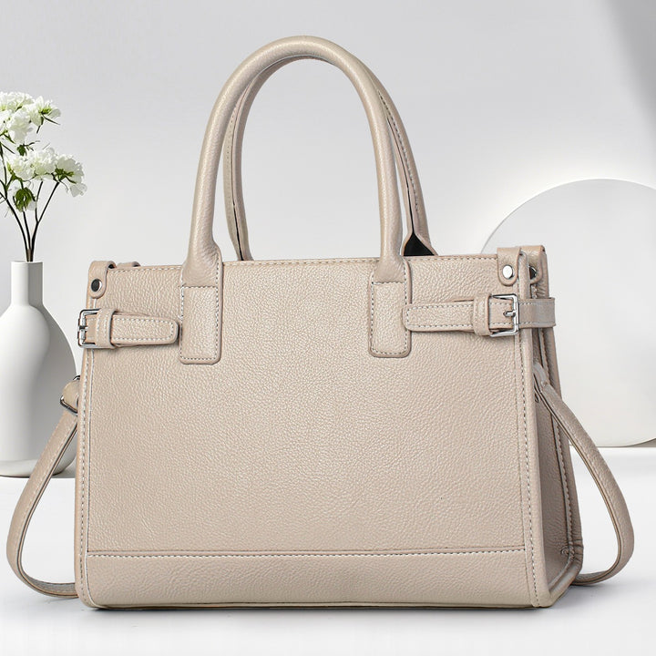 Damen Handtasche mit feiner teksturierter Oberfläche und abnehmbarem Schulterriemen Nord Taschen