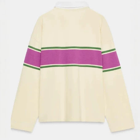Damen Feinstrick-Poloshirt-Cardigan mit kurzem Arm und durchgehendem Reißverschluss Nord Taschen
