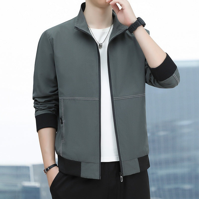 Herren Sportliche Windjacke Nord Taschen