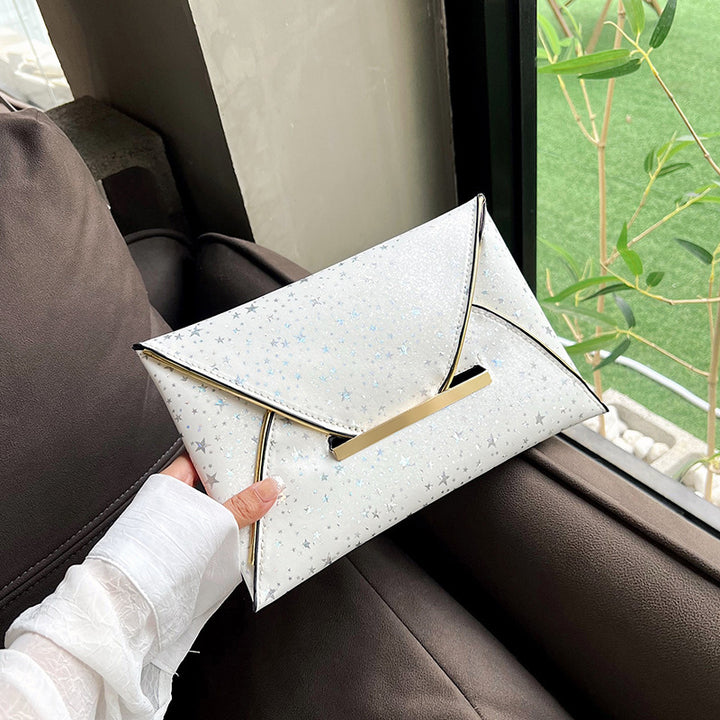 Damen elegante Umschlagtasche mit funkelndem Sternen-Design Nord Taschen