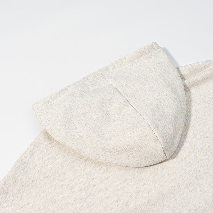 Damen Oversize‑Kapuzenpullover mit Leo‑Futter, Used‑Details und Kängurutasche Nord Taschen