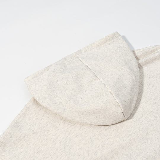 Damen Oversize‑Kapuzenpullover mit Leo‑Futter, Used‑Details und Kängurutasche Nord Taschen