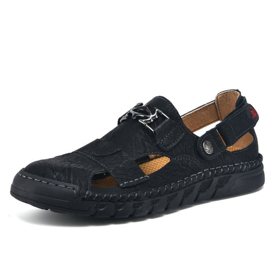 Damen Bequeme Sandalen mit verstellbarem Riemen und rutschfester Sohle Nord Taschen