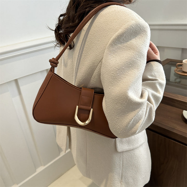 Damen elegante Schultertasche mit modernem Magnetverschluss Nord Taschen