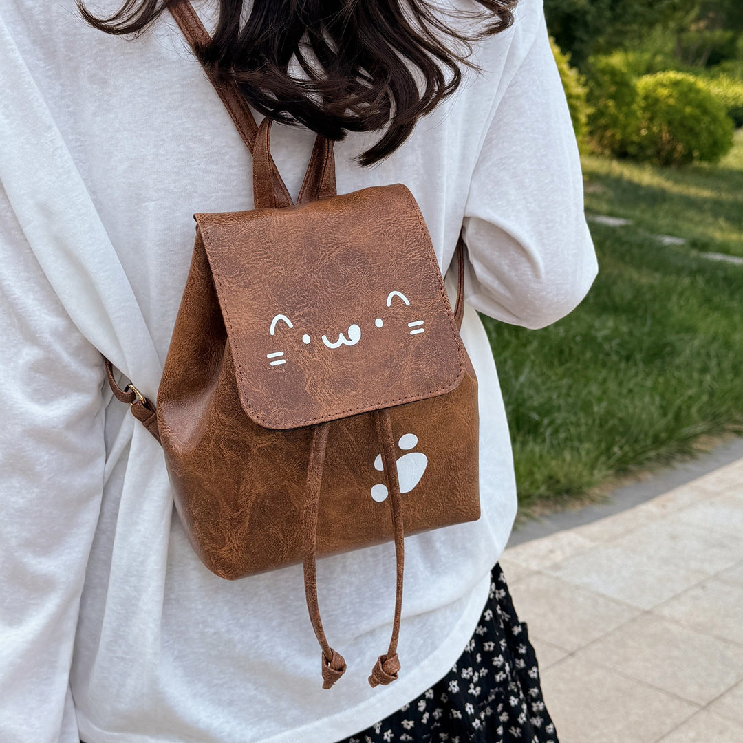 Damen süße Rucksacktasche mit Katzenmotiv Nord Taschen