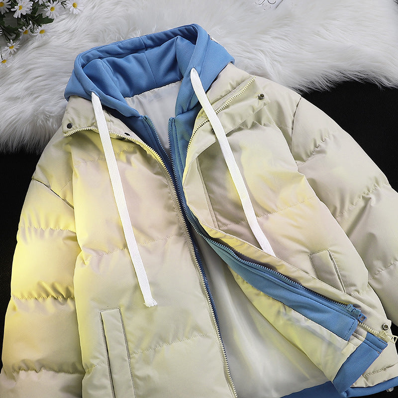 Damen Gesteppte Kapuzen‑Steppjacke mit integriertem Sweatliner und Zwei‑Lagen‑Design Nord Taschen