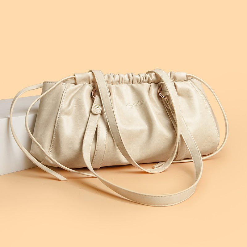 Damen elegante Beuteltasche mit raffiniertem Kordelzug Nord Taschen