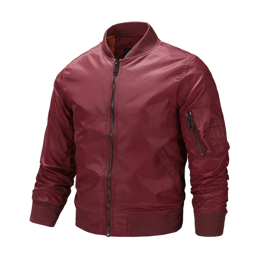 Herren sportliche Bomberjacke Nord Taschen