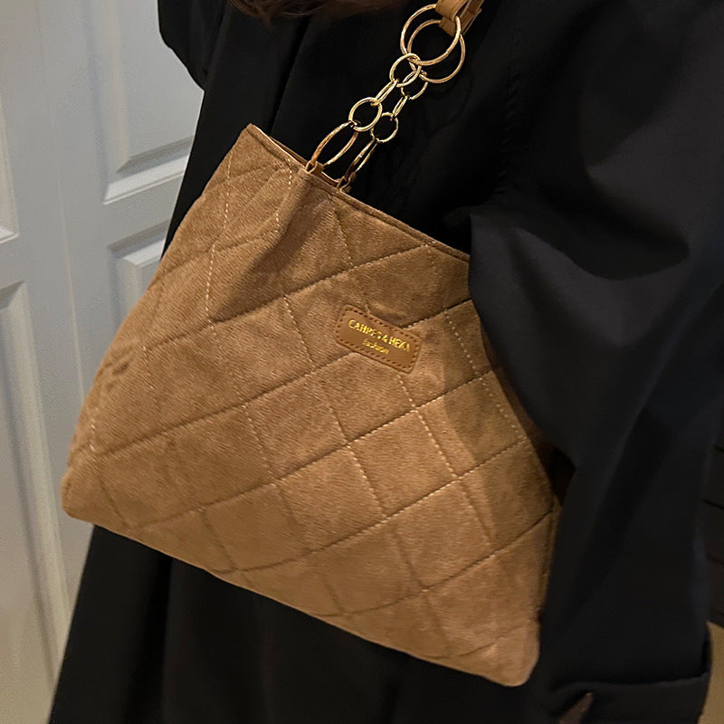 Damen elegante Tasche mit gestepptem Design Nord Taschen