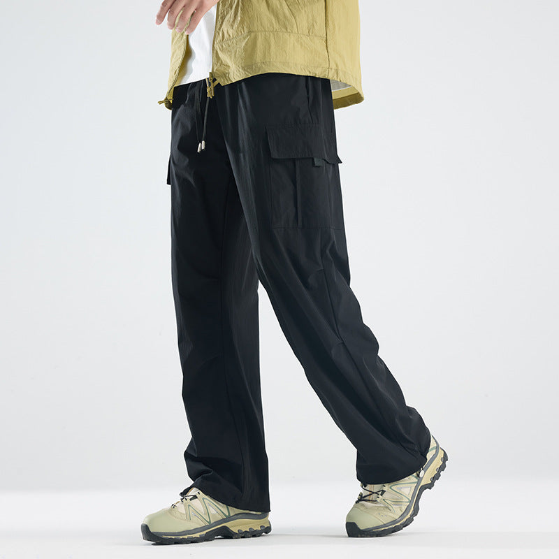 Herren Breite Tech‑Cargo‑Hose mit Utility‑Taschen und verstellbarem Bund Nord Taschen