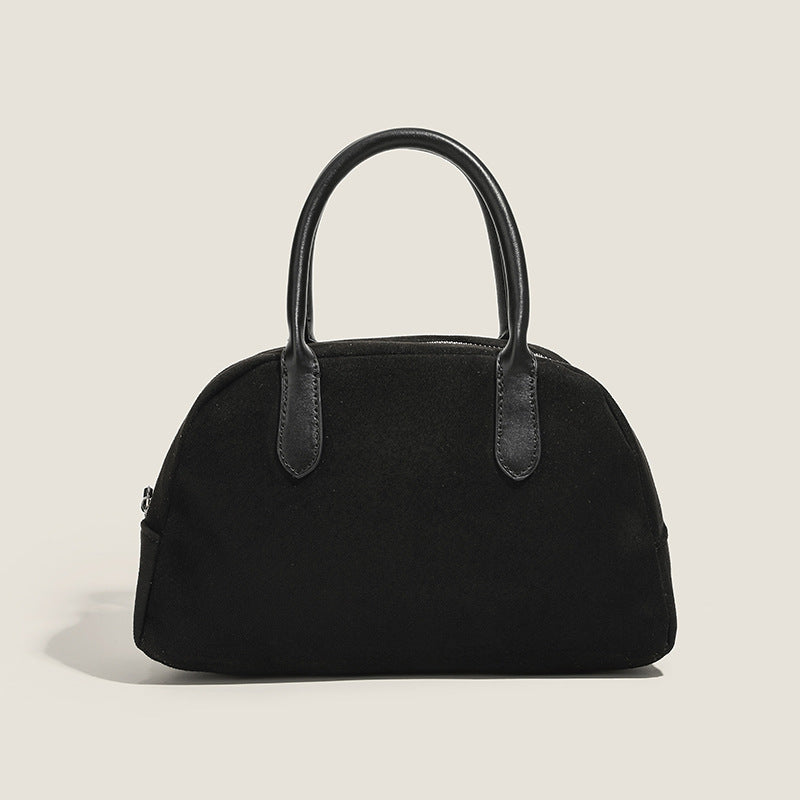 Damen elegante Handtasche aus Wildleder mit edlen Details Nord Taschen