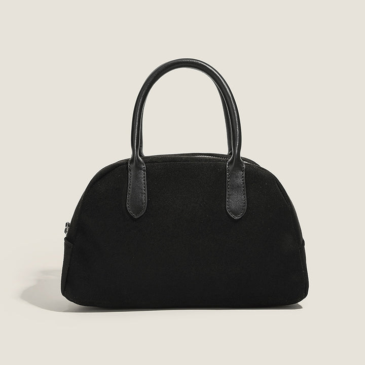 Damen elegante Handtasche aus Wildleder mit edlen Details Nord Taschen