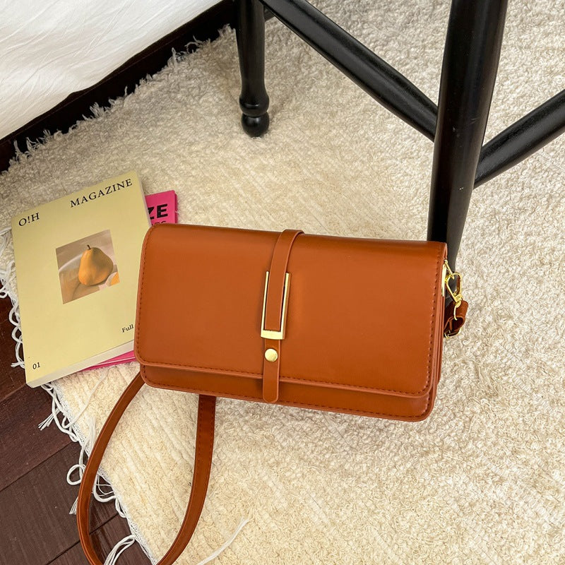Damen elegante Umhängetasche mit praktischem Klappverschluss Nord Taschen