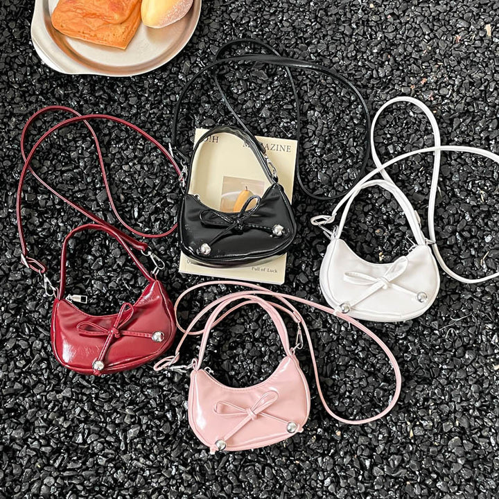 Damen modische Umhängetasche mit raffiniertem Schleifen-Design Nord Taschen