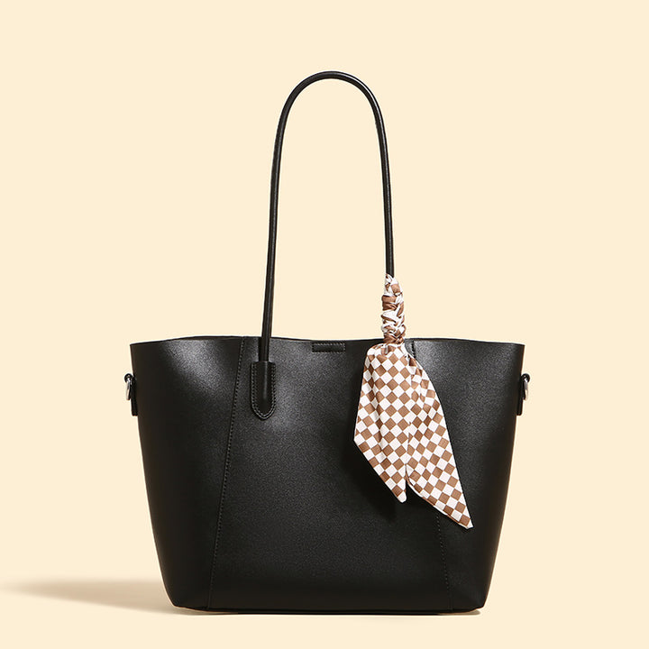 Damen Shopper-Tasche mit elegantem Design und abnehmbaren Halstuch Nord Taschen