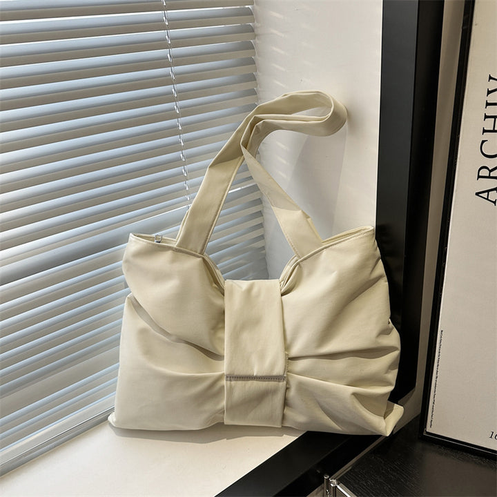 Damen modische Tragetasche mit verzierter Schleifenoptik Nord Taschen