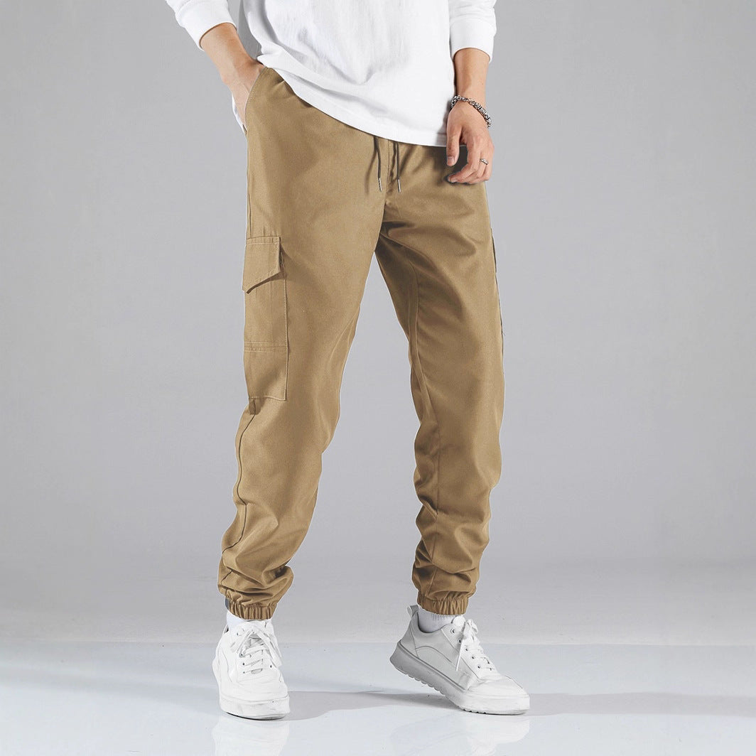 Herren Technische Cargo-Jogginghose im Utility‑Stil mit Klappentaschen & elastischen Knöchelbündchen Nord Taschen