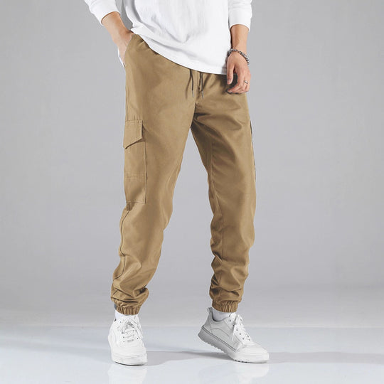 Herren Technische Cargo-Jogginghose im Utility‑Stil mit Klappentaschen & elastischen Knöchelbündchen Nord Taschen