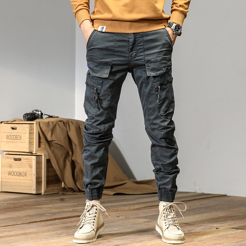 Herren Technische Cargo-Jogginghose mit Multifunktionstaschen & elastischen Bündchen Nord Taschen
