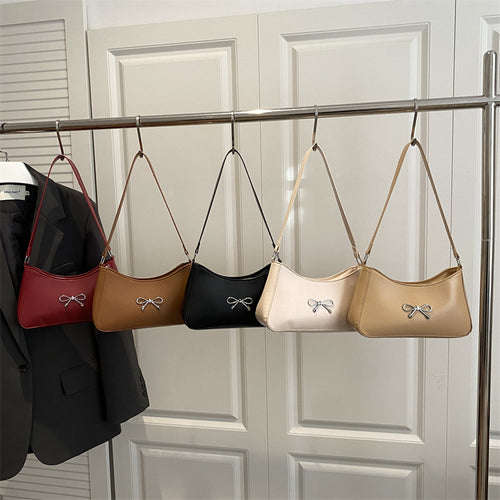Damen Umhängetasche mit elegantem Schleifendetail Nord Taschen