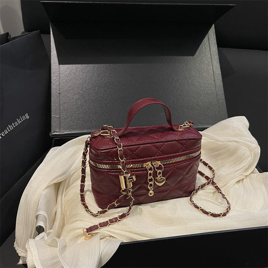 Damen elegante gesteppt Mini-Handtasche mit abnehmbarem Schulterriemen Nord Taschen
