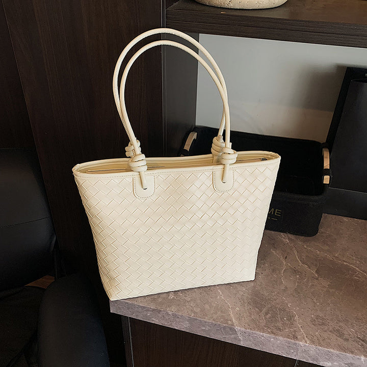 Damen elegante Korbtasche mit abnehmbarem Schlüsselanhänger Nord Taschen