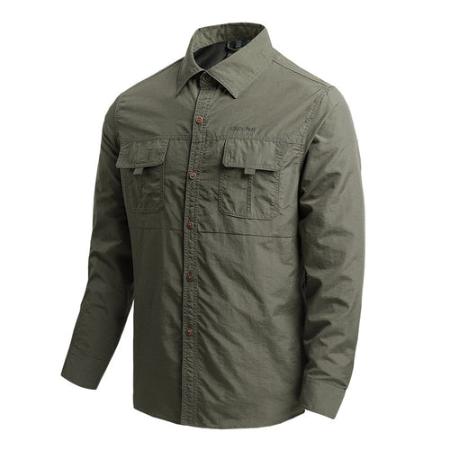 Herren Funktionales Outdoor-Hemd Nord Taschen