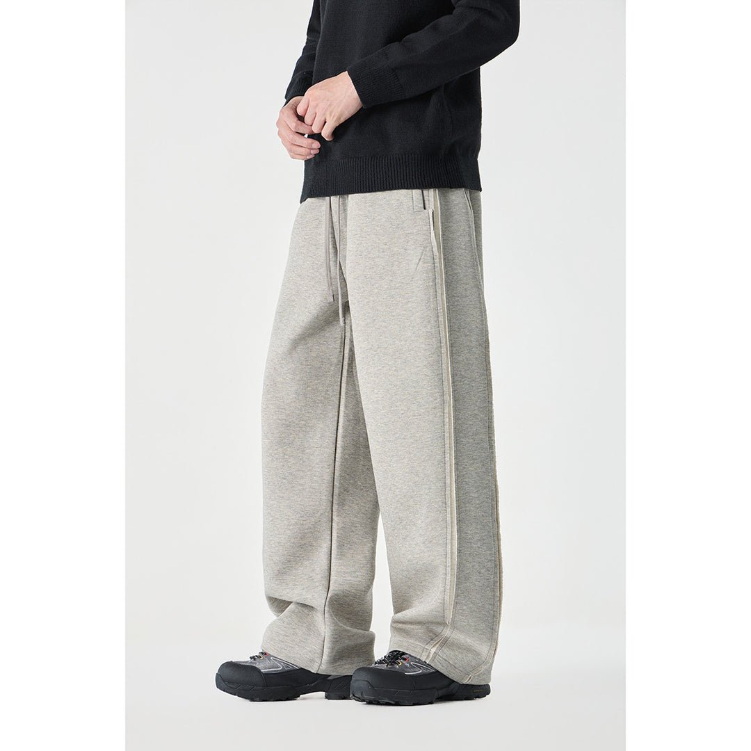 Damen Relaxed-Fit Culotte-Sweathose mit hohem Gummibund und Kontrastpaspel Nord Taschen