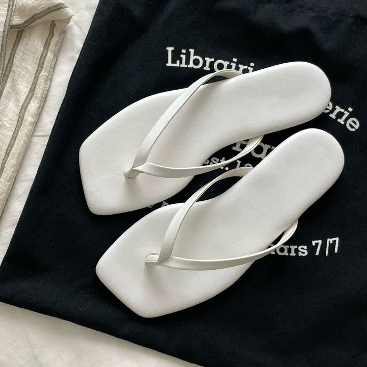 Damen Zehentrenner-Sandalen mit elegantem Riemendesign und ergonomischem Fußbett