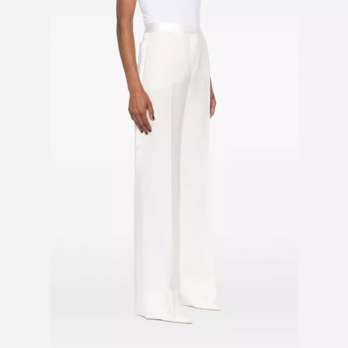 Damen Palazzo‑Hose mit hoher Taille und weitem Beinschnitt Nord Taschen