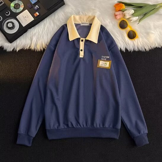 Herren Sportlicher Stehkragenpullover Nord Taschen