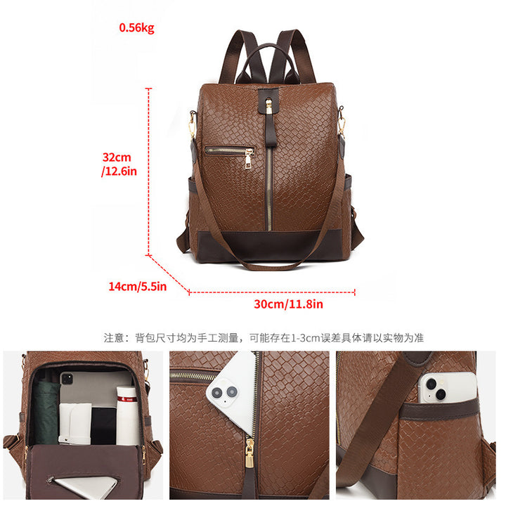 Damen eleganter Rucksack mit strukturiertem Obermaterial Nord Taschen