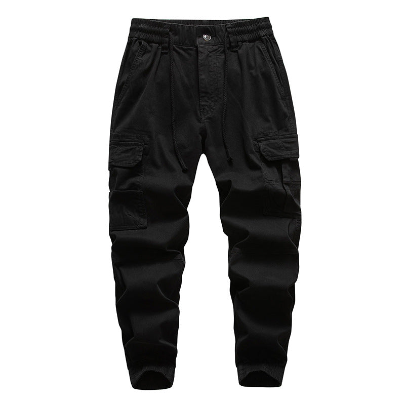 Herren Multifunktionale Cargo-Joggerhose mit Tunnelzugbund, Knieabnähern und Organizer-Taschen Nord Taschen