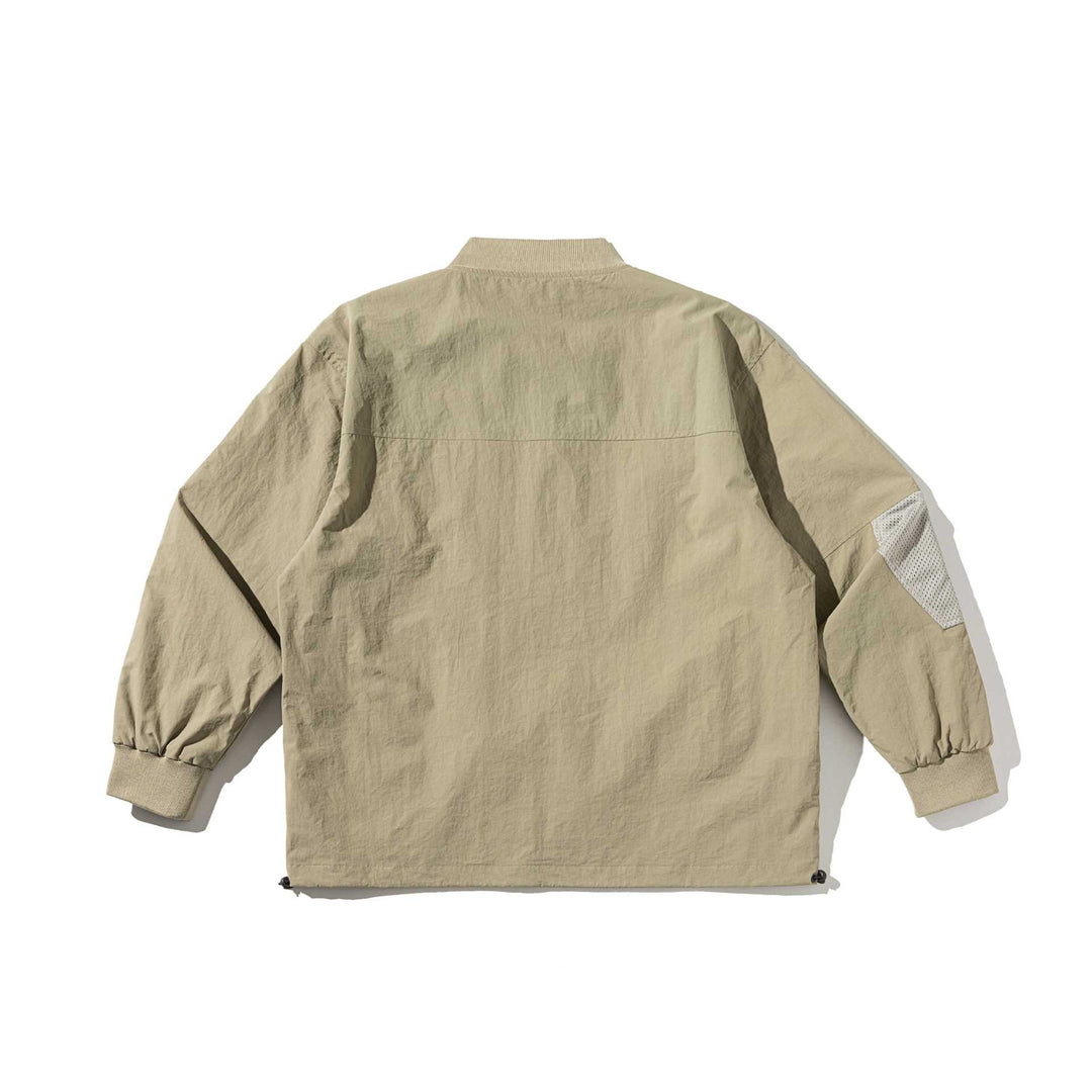 Unisex Technischer Pullover-Anorak mit halbem Reißverschluss und Utility‑Taschen Nord Taschen