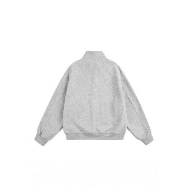 Damen Sportlicher Stehkragenpullover Nord Taschen