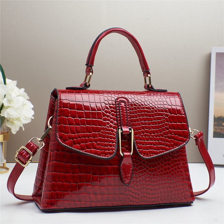 Damen Handtasche im modernen Krokodillederstil Nord Taschen
