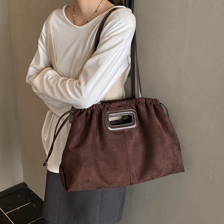 Damen Wildleder Handtasche Nord Taschen