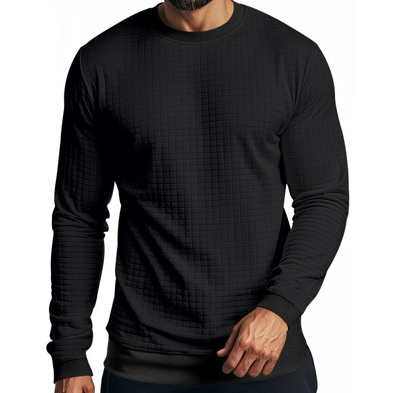 Herren Langarm-Sweatshirt mit strukturiertem Design und elastischen Bündchen Nord Taschen