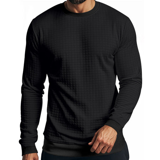 Herren Langarm-Sweatshirt mit strukturiertem Design und elastischen Bündchen Nord Taschen