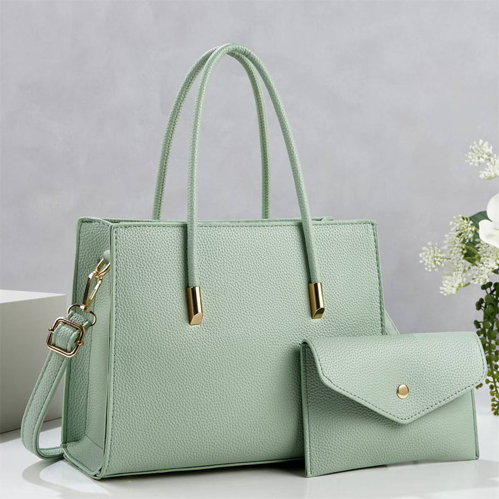 Damen elegante Handtasche mit herausnehmbarem Geldbeutel Nord Taschen