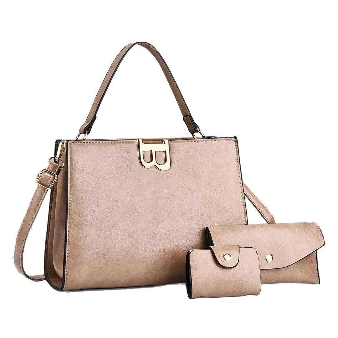 Damen elegante Handtasche mit abnehmbarem Geldbeutel Nord Taschen