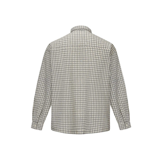 Herren Kariertes Flanellhemd im Overshirt‑Stil mit aufgesetzter Brusttasche Nord Taschen