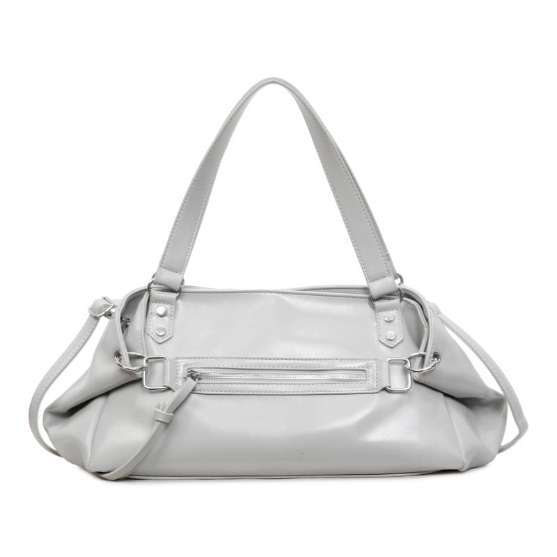 Damen elegante Handtasche mit praktischen Reißverschlusstaschen Nord Taschen