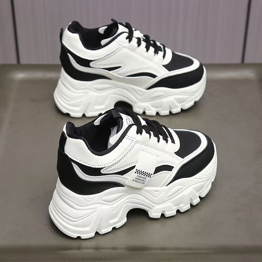 Damen Sportliche Chunky Sneakers mit innovativen Dämpfungselementen und rutschfester Sohle
