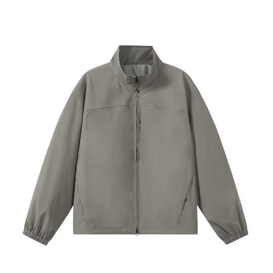 Unisex Leichte, Packbare Funktionsjacke im Oversize-Boxy-Schnitt mit Stehkragen Nord Taschen
