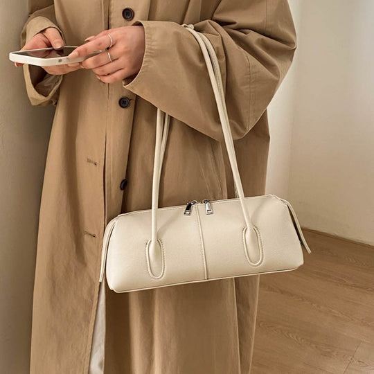 Damen elegante Umhängetasche mit doppeltem Reißverschluss und praktischen Details Nord Taschen