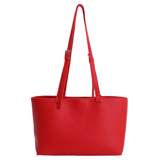 Damen geräumige Shopper Tasche aus hochwertigem Kunstleder Nord Taschen